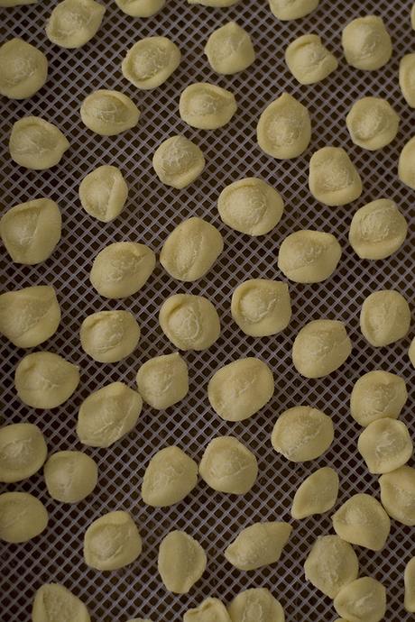 ORECCHIETTE CON SALSA DE TOMATES ASADOS ORECCHIETTE CON SALSA DE TOMATES ASADOS