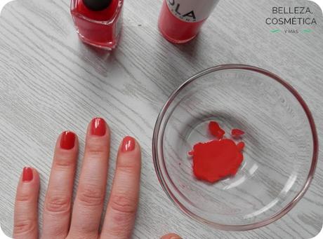 Mezclas esmaltes de uñas Esmaltes de uñas rosa rojo
