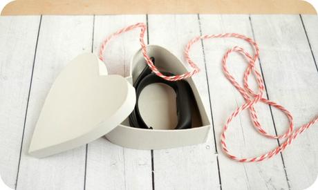 DIY: Caja en forma de corazon para San Valentin