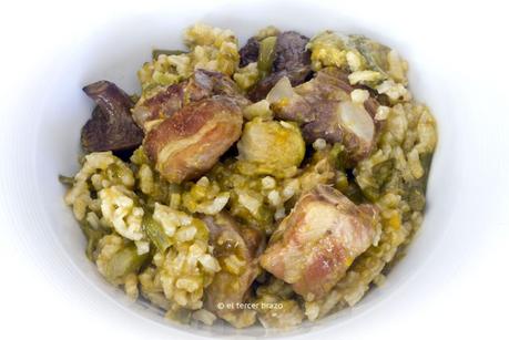 Arroz meloso con costillas