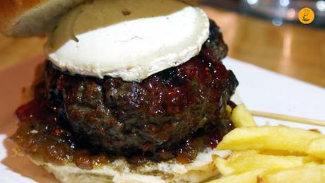 Hamburguesa de queso de cabra en Gobu Burger, Gobu Burger Madrid