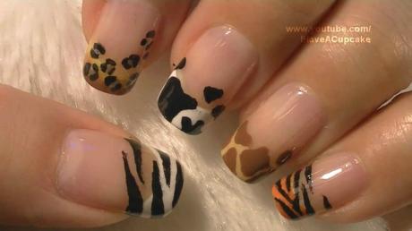 ¿Uñas animal print?