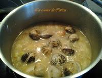 Alcachofas con almejas y chipirones Alcachofas con almejas y chipirones