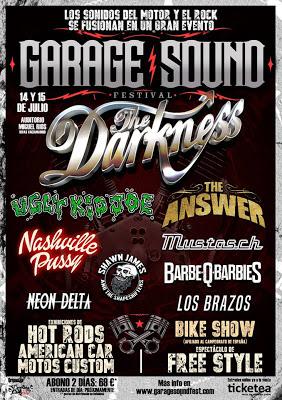 Garage Sound Festival 2017: The Darkness, Ugly Kid Joe, The Answer, Nashville Pussy... y mucho más para amantes del motor Garage Sound Festival 2017: The Darkness, Ugly Kid Joe, The Answer, Nashville Pussy... y mucho más para amantes del motor