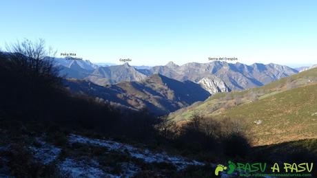 Sierra del Crespón desde Fanarriondas