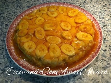Tarta- Flan de Plátano Tarta- Flan de Plátano