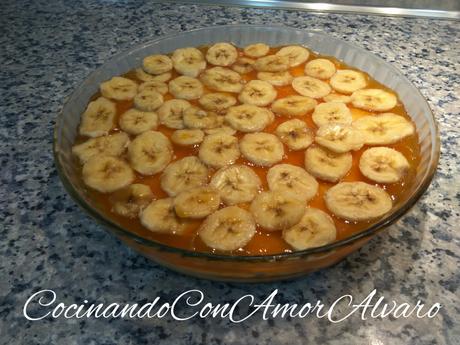 Tarta- Flan de Plátano Tarta- Flan de Plátano