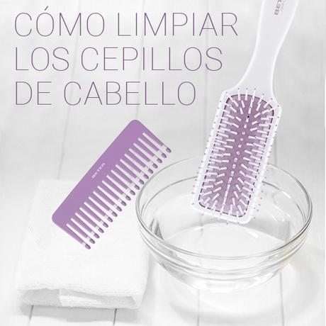 CÓMO LIMPIAR LOS CEPILLOS DEL PELO