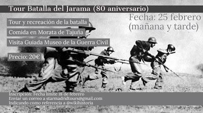 Tour y Recreación de la Batalla del Jarama (80 aniversario)