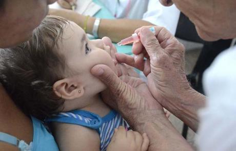 Garantía para la salud infantil Vacuna Antipoliomelitica. Segunda etapa de la 54 Campaña de vacunación