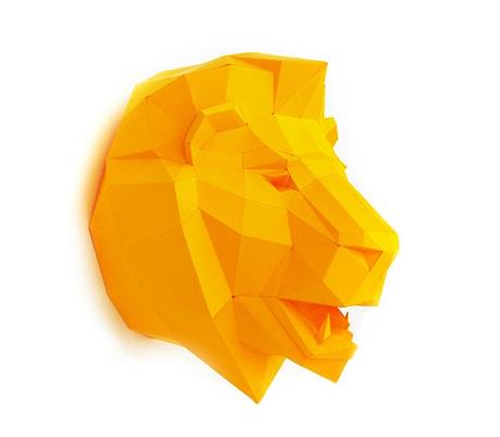 Paperwolf : Las esculturas 3D DIY de Wolfram Kampffmeyer