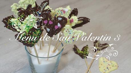 Menú San Valentín 3: Piruletas de Chocolate