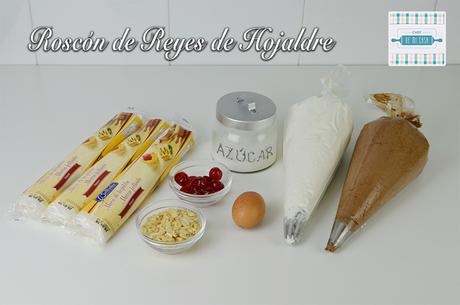 Ingredientes de la Receta de Roscon de Reyes de Hojaldre
