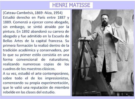 HENRI MATISSE, LA ALEGRÍA DEL COLOR