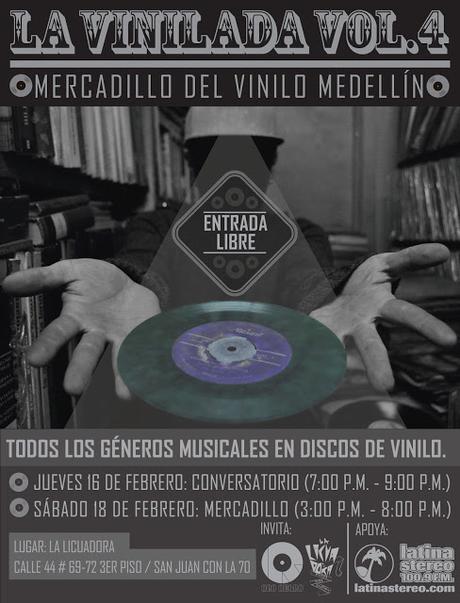 La Vinilada Vol. 4 / El Mercadillo del vinilo Medellín esta de Aniversario.