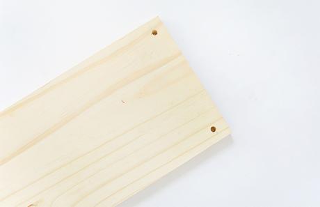 low cost diy: balda de madera con macetero incluido