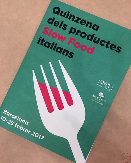 Quincena de Productos italianos Slow Food en Barcelona