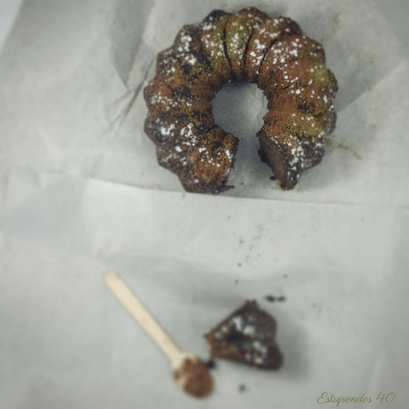 Bundt de teff con té verde Bundt de teff con té verde