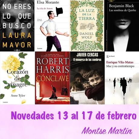 Novedades: 13 al 17 de febrero