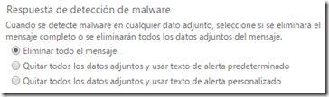 Cómo configurar el antimalware de Exchange?