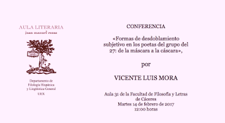 Vicente Luis Mora en Letras