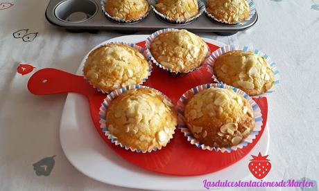 Magdalenas de Nata y Almendras