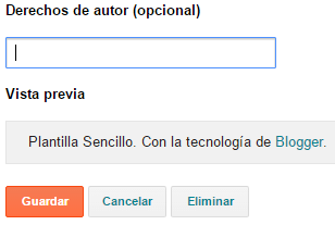 quitar atribución Con la tecnología de Blogger