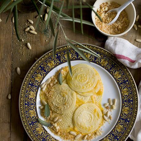 CORZETTI CON SALSA DE CALABAZA Y SALVIA