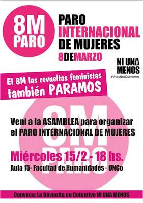 8 DE MARZO: PARO INTERNACIONAL DE MUJERES 8 DE MARZO: PARO INTERNACIONAL DE MUJERES