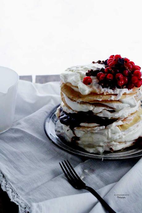 Tarta Pancakes de maíz ymascarpone  #BreadBakers