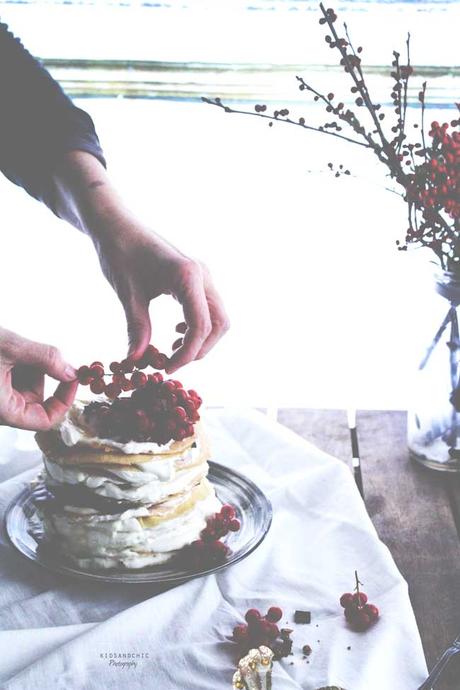 Tarta Pancakes de maíz ymascarpone  #BreadBakers