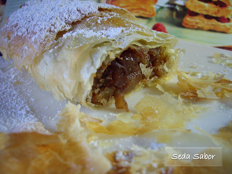 Strudel de manzana con masa FILO