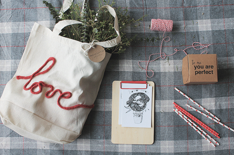 DIY: SAN VALENTIN TOTEBAG DIY: SAN VALENTIN TOTEBAG