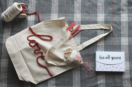 DIY: SAN VALENTIN TOTEBAG DIY: SAN VALENTIN TOTEBAG