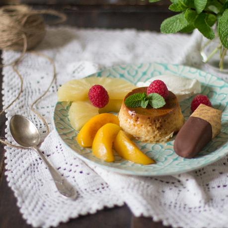 como preparar la receta del postre pijama