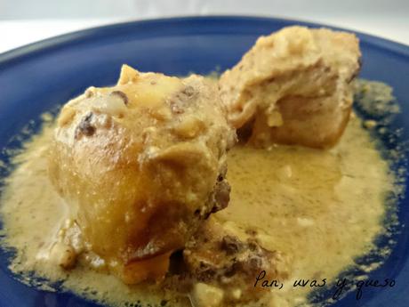 Pollo a la mostaza en Crock-Pot