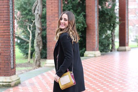 Outfit total black para invierno
