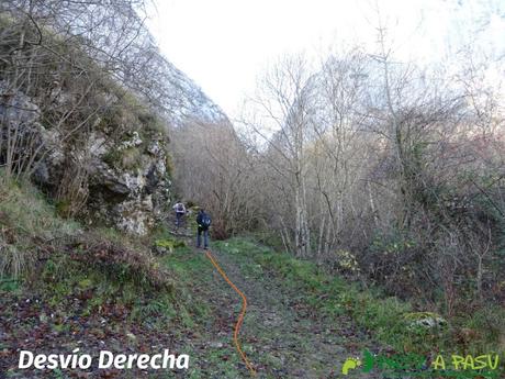 Desvío a la Foz de la Escalada