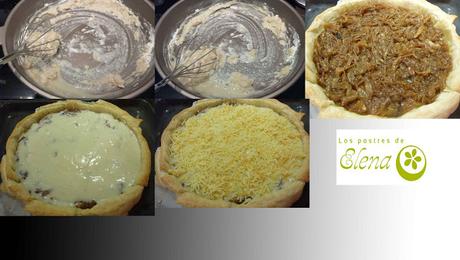 Tarta de cebolla. Tarta de cebolla.