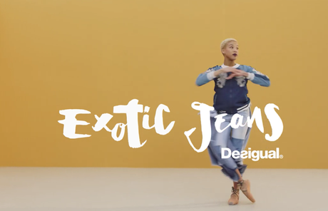 Hiplet ballerinas para  Exotic Jeans SS17  Desigual