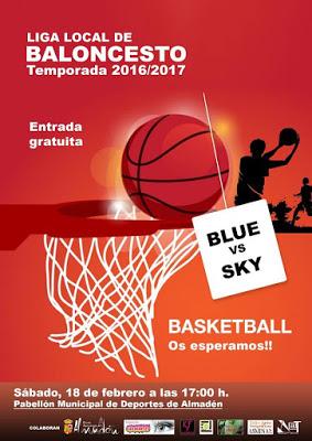 Mañana partido de la Liga Local de Baloncesto en Almadén