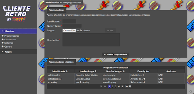 Visita 'Cliente Retro', todo el 'homebrew' español a golpe de click Visita 'Cliente Retro', todo el 'homebrew' español a golpe de click