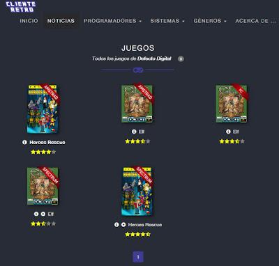 Visita 'Cliente Retro', todo el 'homebrew' español a golpe de click Visita 'Cliente Retro', todo el 'homebrew' español a golpe de click