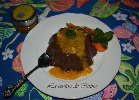 Flan de chocolate Flan de chocolate