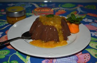 Flan de chocolate Flan de chocolate