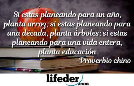 Frases para la educación en la escuela, la familia, el deporte y la vida.