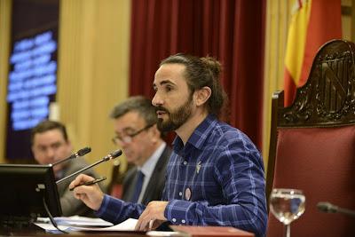 Balti Picornell, un antimonárquico, presidente del Parlament Balear.