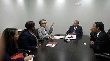 Diputado acuerda con embajador de Japón impulsar matemáticas.
