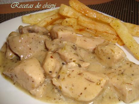 POLLO CON SALSA DE MOSTAZA POLLO CON SALSA DE MOSTAZA