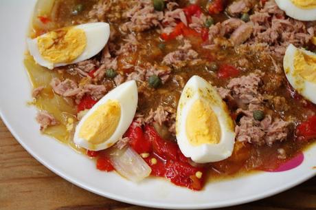 ENSALADA MECHOUIA #CocinasdelMundoTunez ENSALADA MECHOUIA #CocinasdelMundoTunez